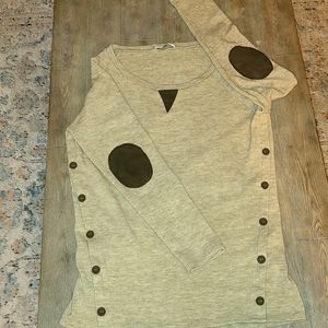 SWEATER with Elbow patches